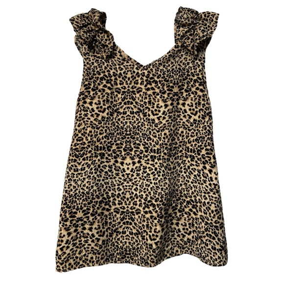 Anthropologie Entro Leopard Print Sleeveless Top - Picture 4 of 5
